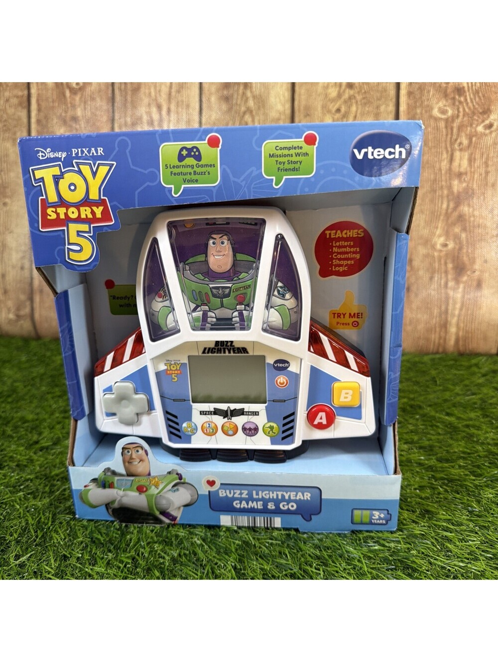 VTech TOY STORY 5 BUZZ LIGHTYEAR Game & Go Interactive Learning Toy 3+ NEW